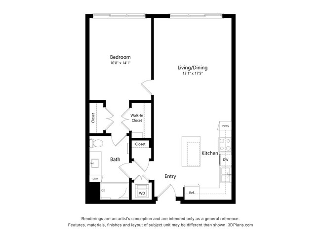 Floorplan - The Reef at Riviera 62+ Apartments