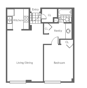 1BR/1BA - The Metropolitan Condos