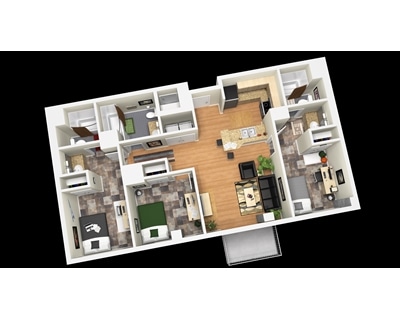 3BR/3BA - 2400 Nueces