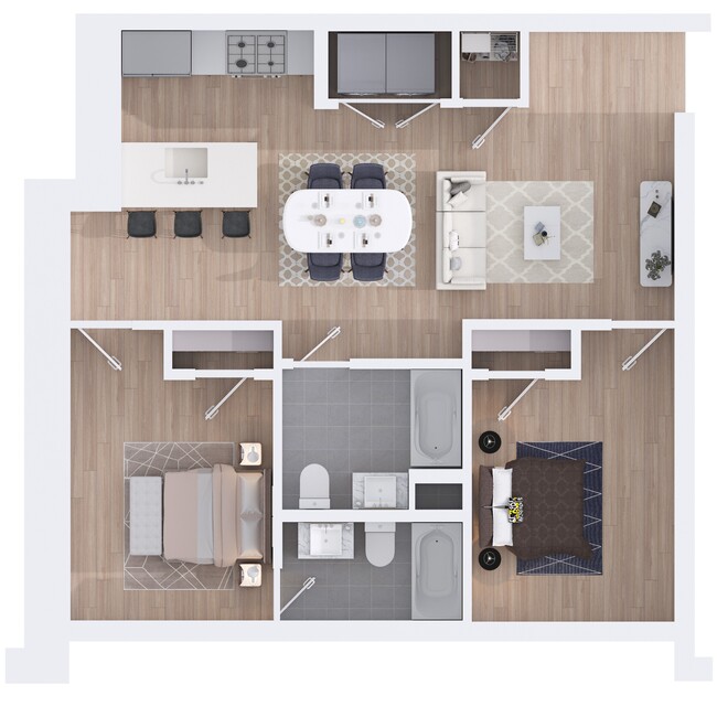 Floorplan - Colonial Flats