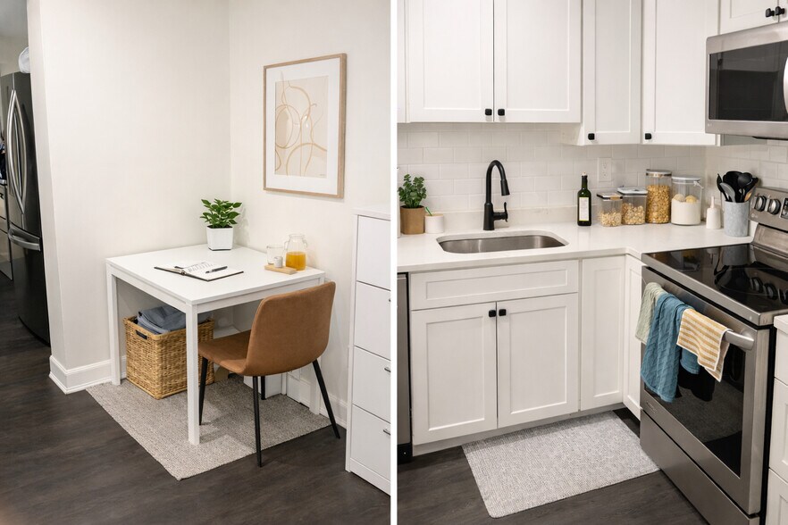 Living Space and Kitchen - 200 Park Terrace Dr