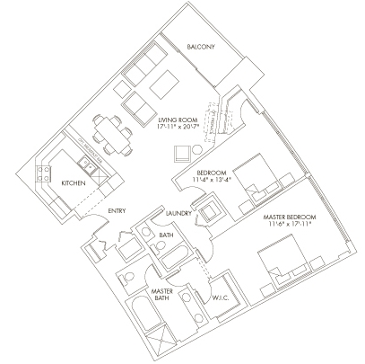 2BR/2BA - Grand Bend at Green Bay