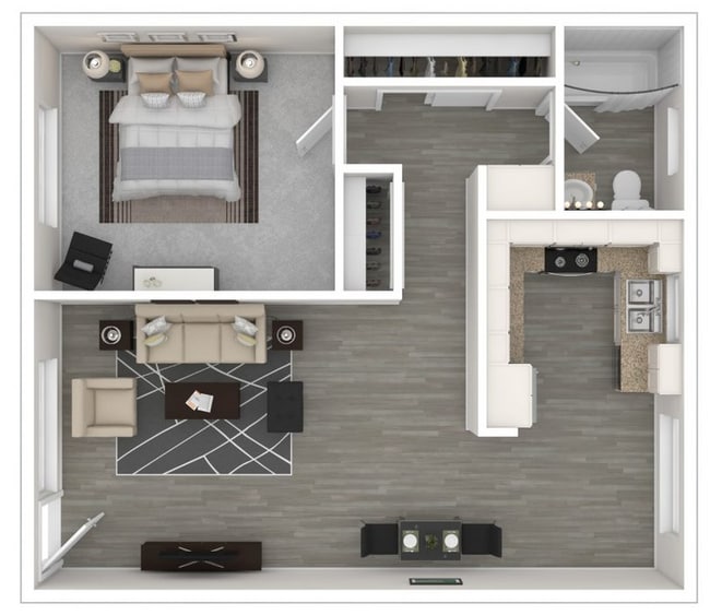 Floorplan - The Rev Apartment Homes