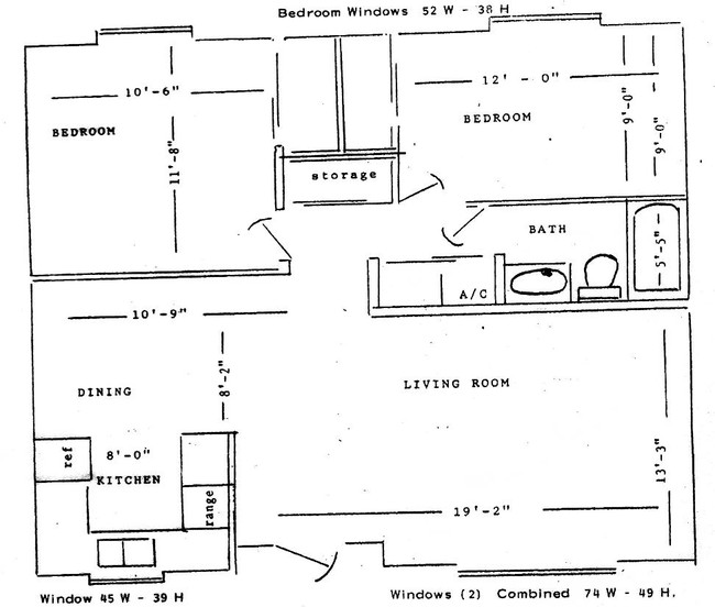 2BR/1BA - Southgate Apartments