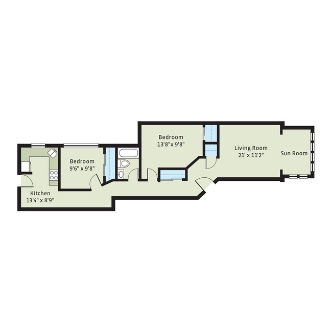 Floorplan - 5401-5409 S. Cottage Grove Avenue