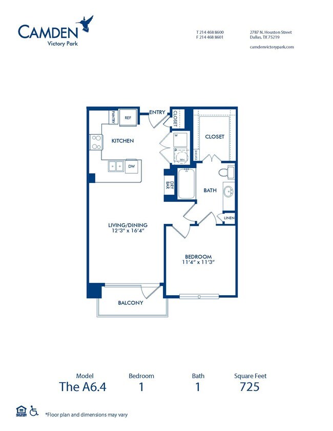 Floorplan - Camden Victory Park