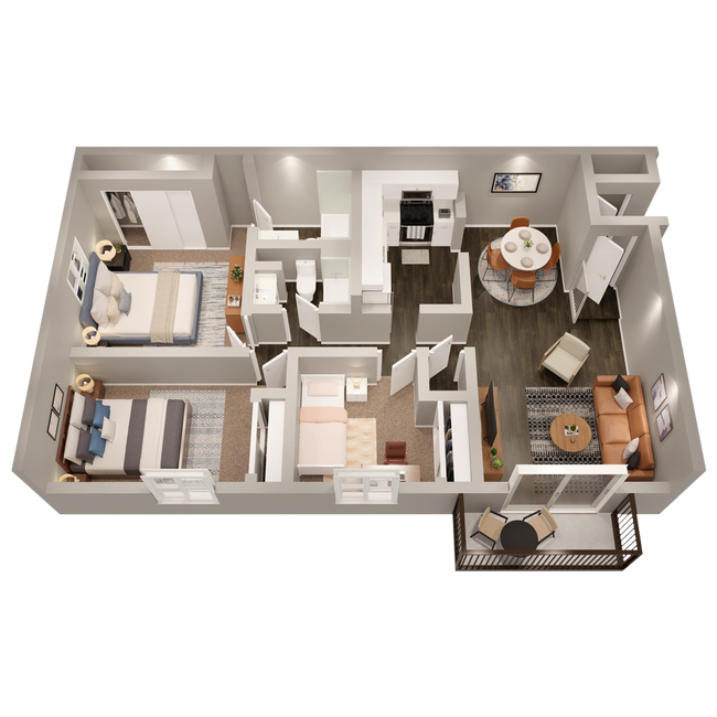 Floorplan - Lakeside at Wheaton Apartments