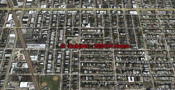 Aerial Photo - 2200-04 N. Avers Ave.