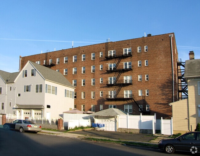View from the northwest - DeHart Apartments