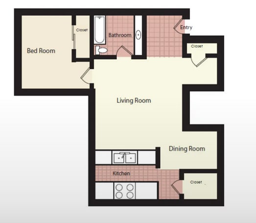 Floorplan - Maverick Oak Lawn Townhomes