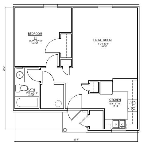 1BR/1BA - Ursula Park