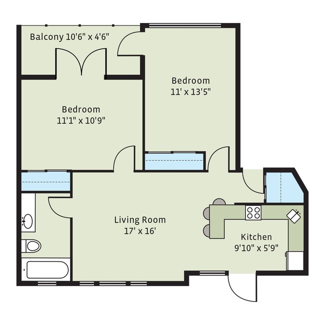 Floorplan - 5350-5358 S. Maryland Avenue