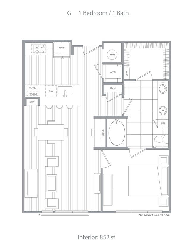 G 1 Bed / 1 Bath - Hanover Crossing Residences