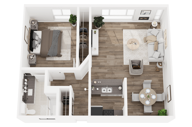 Floorplan - Park Overland Apartments