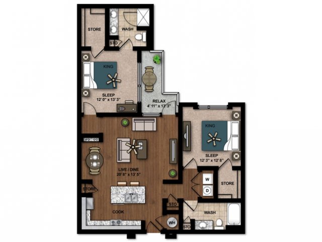 Floorplan - AMLI Ponce Park