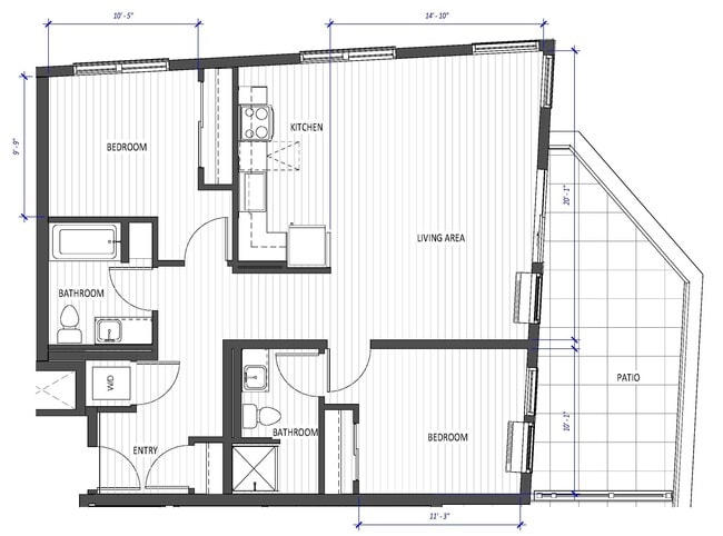 Floorplan - Hyas Point Apartments