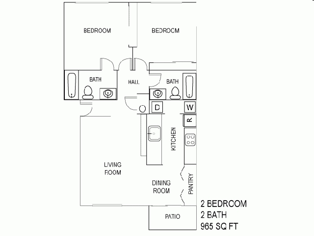 2BR/2BA - Fairview Oaks Woods