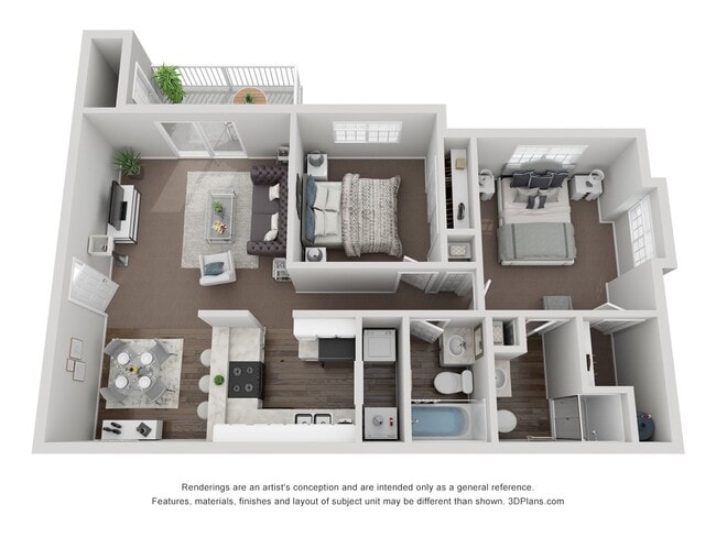 Floorplan - The Overlook at Falls Park