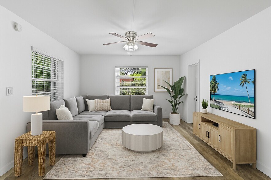 Living Room - Generated Design - 630 NE 37th St