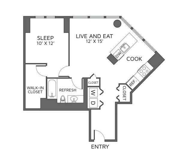 Floorplan - Left Bank