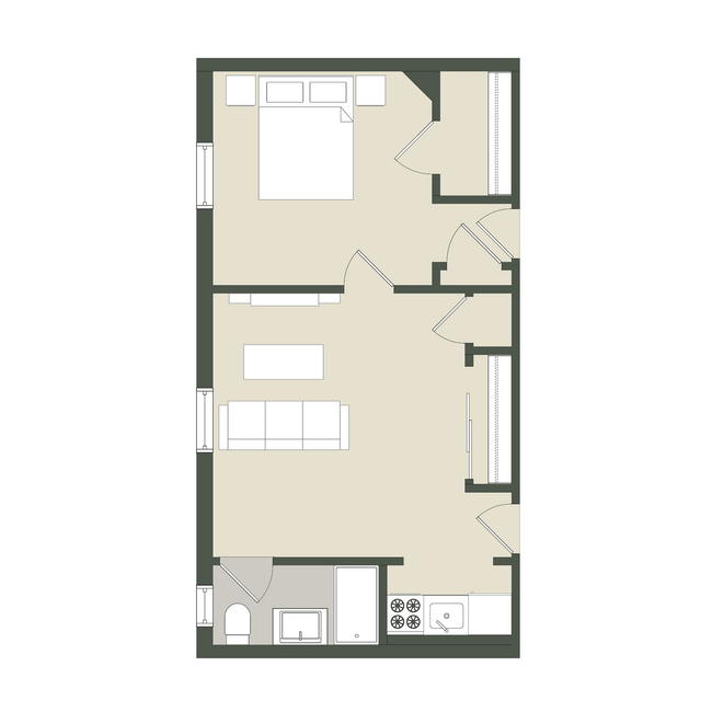 Floorplan - 3616 N. Pine Grove Ave.