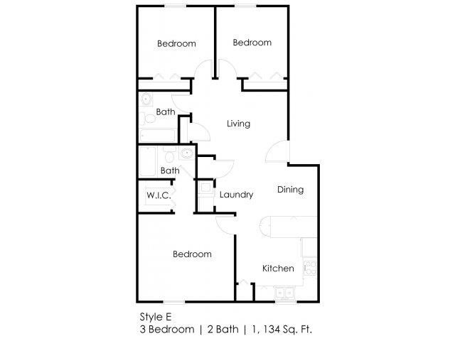 Floorplan - Regency Palms Apartments