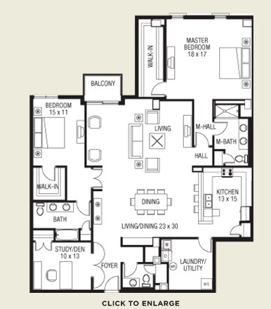 2BR/2.5BA - Station Square