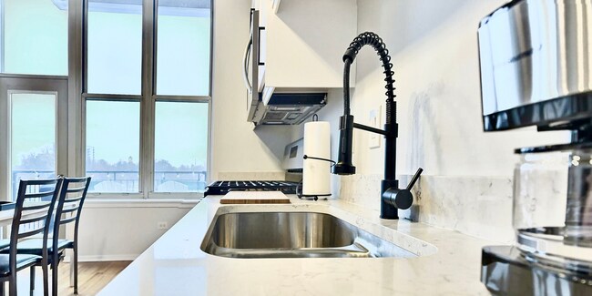 Kitchen sink (coffee maker not shown in earlier photo on right) - 6 S Laflin St