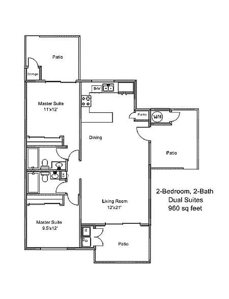 2BR/2BA - Victoria Woods