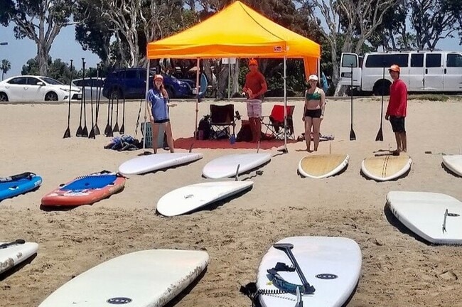 Marina del rey paddle boarding - 3754 Ashwood Ave