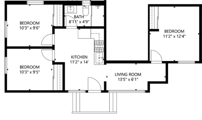 Building Photo - Remodeled 3 BR 1 BA!