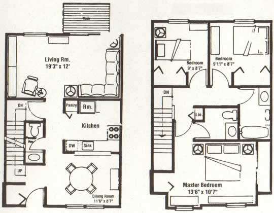 3BR/2BA - Forest Hills Townhomes