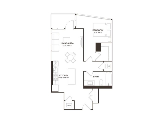 Floorplan - 8001 Woodmont