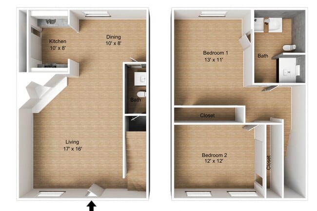 B3 Floor Plan - Summer Oaks