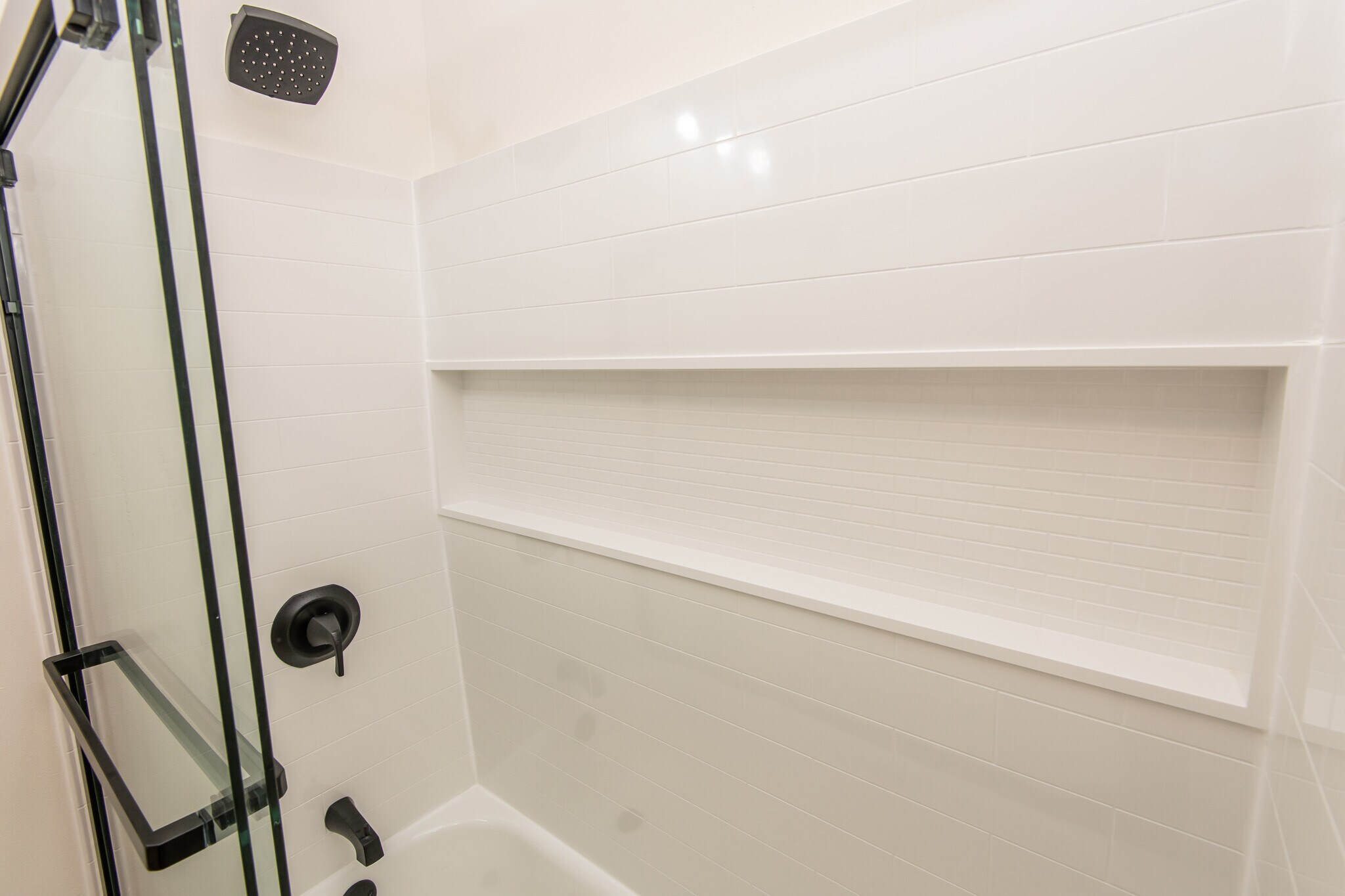 Tub over Shower Combo with Sliding Glass Doors - 2415 N Murray Ave
