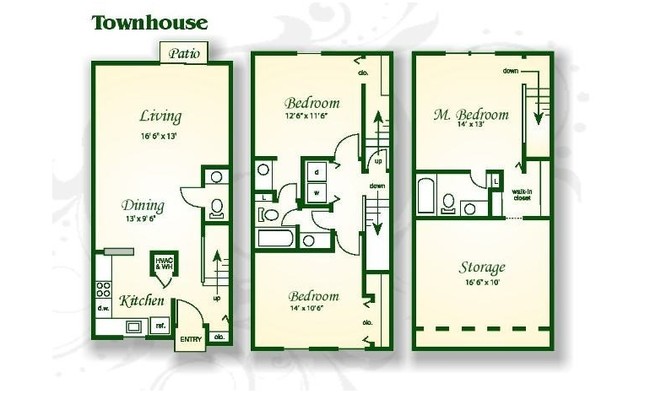 Floorplan - Beachwood Park Apartments and Townhomes