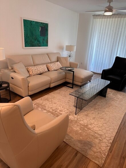 New floors - furniture for staging - 421 Olohana St