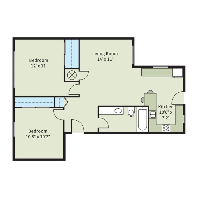 Floorplan - 5355-5361 S. Cottage Grove Avenue