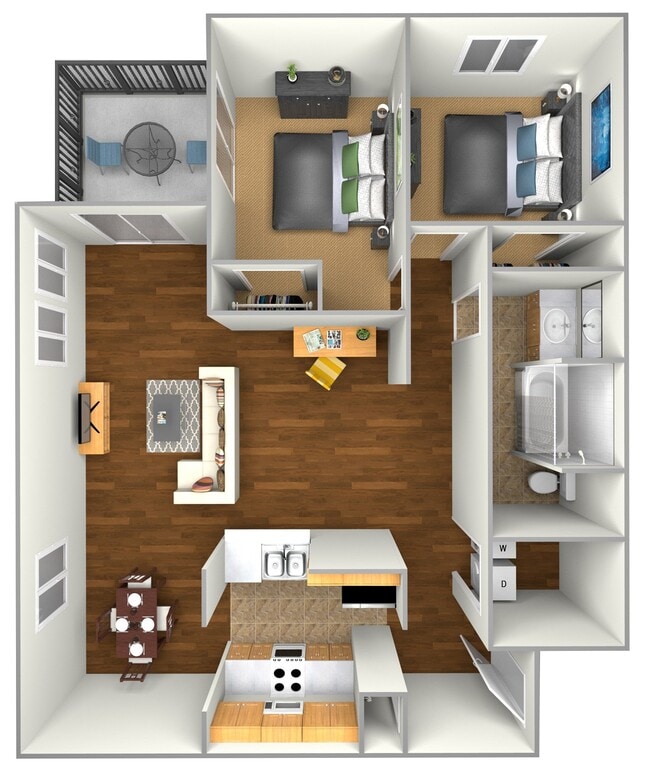 Floorplan - The Cornerstone Apartments