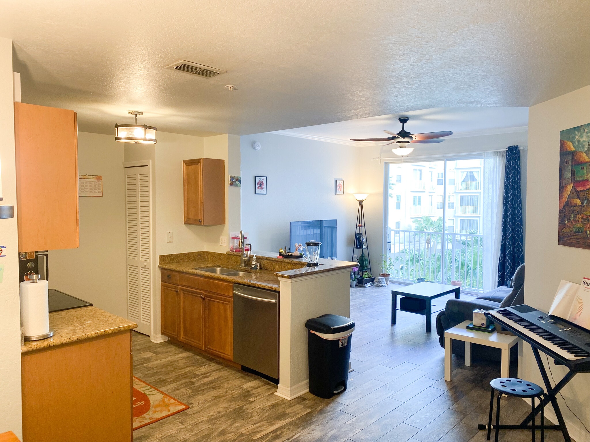 Kitchen and Living Room - 700 S Harbour Island Blvd