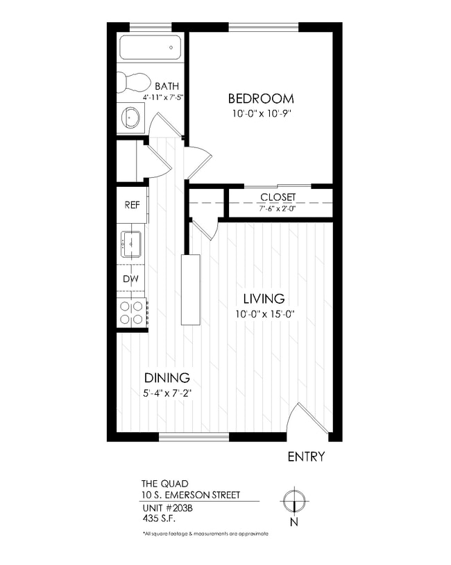Floorplan - Quad on Emerson