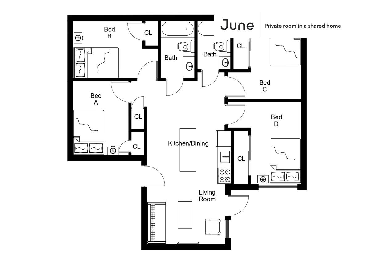 Building Photo - Room in Shared 4 bed/2 bath home in Dupont Circle