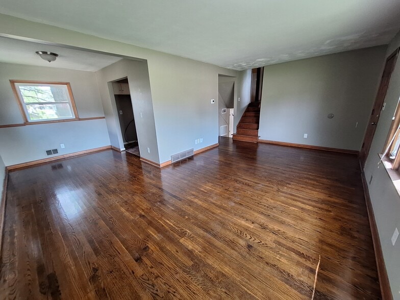 Living Room and Dining Room - 4113 Wooded Way