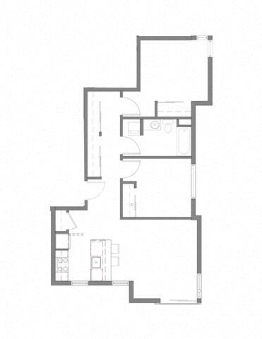 Floorplan - The Blake Apartments