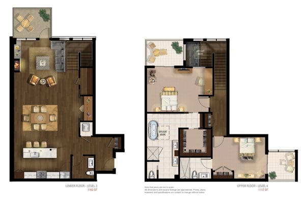 2BR/2.5BA - The Walnut