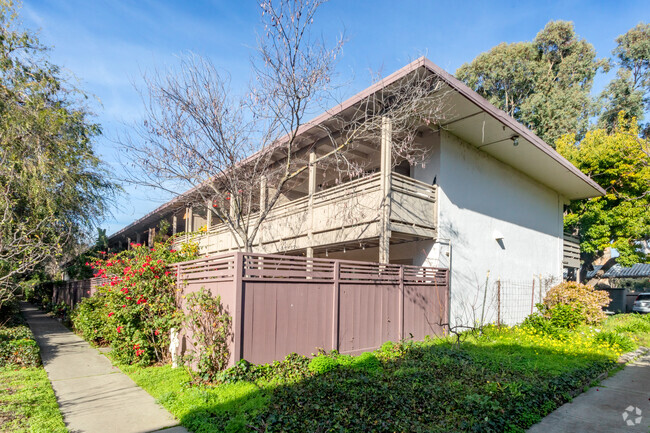 Townhouse - 920sf - view coming home - Ananda Community Apartments - Ananda Community