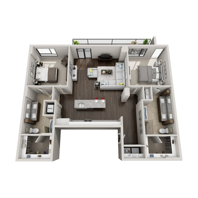B2 floor plan - Hayworth