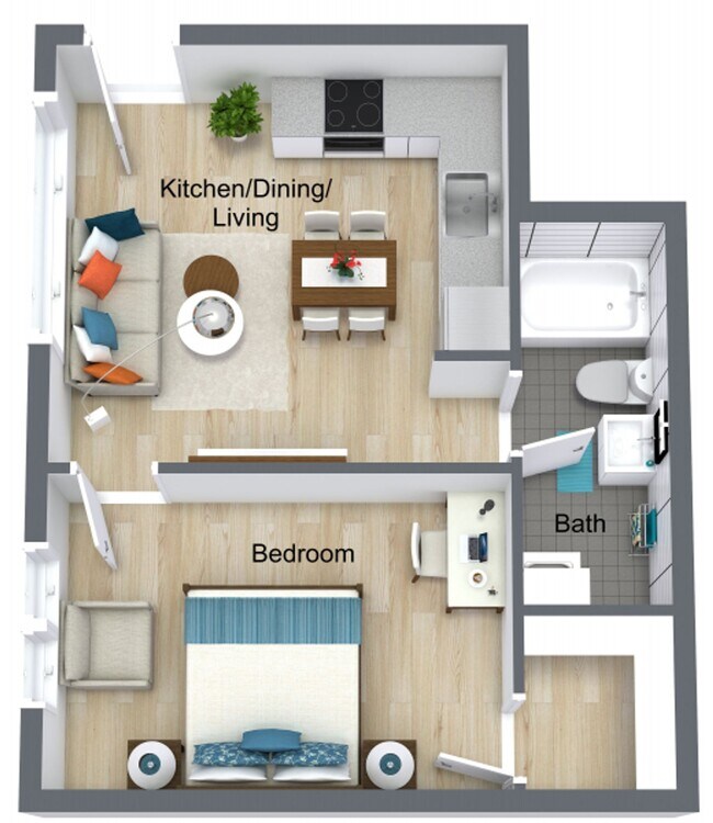 Floorplan - Duplet at Hillcrest. Live smart live styli...