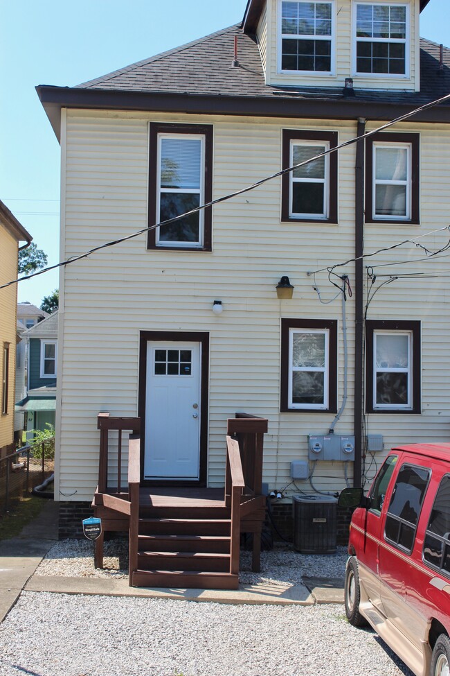 Rear of unit with parking - 88 W Maynard Ave