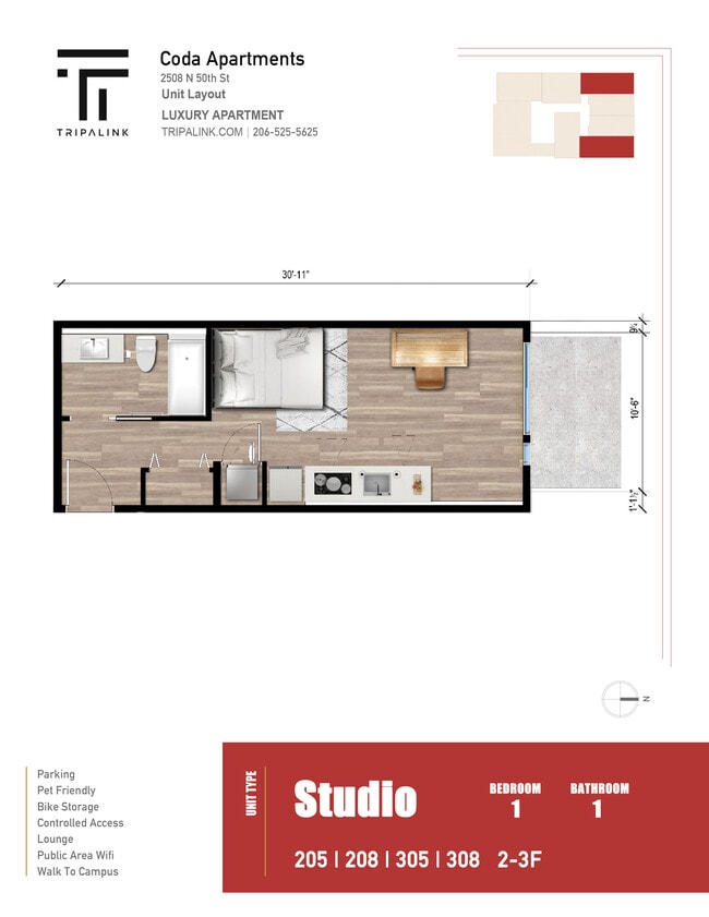 Floorplan - Coda Apartments